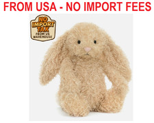 FREE SHIP Jellycat Luxe Bashful Curly Bunny Ultra-Soft Plush Toy NWT 30cm