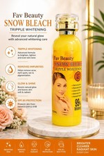 Fav Beauty Snow Bleach Triple Whitener Face  Neck Lotion- 200 mL