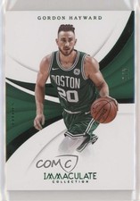 2017-18 Panini Immaculate Emerald 4/8 Gordon Hayward #16 2ct