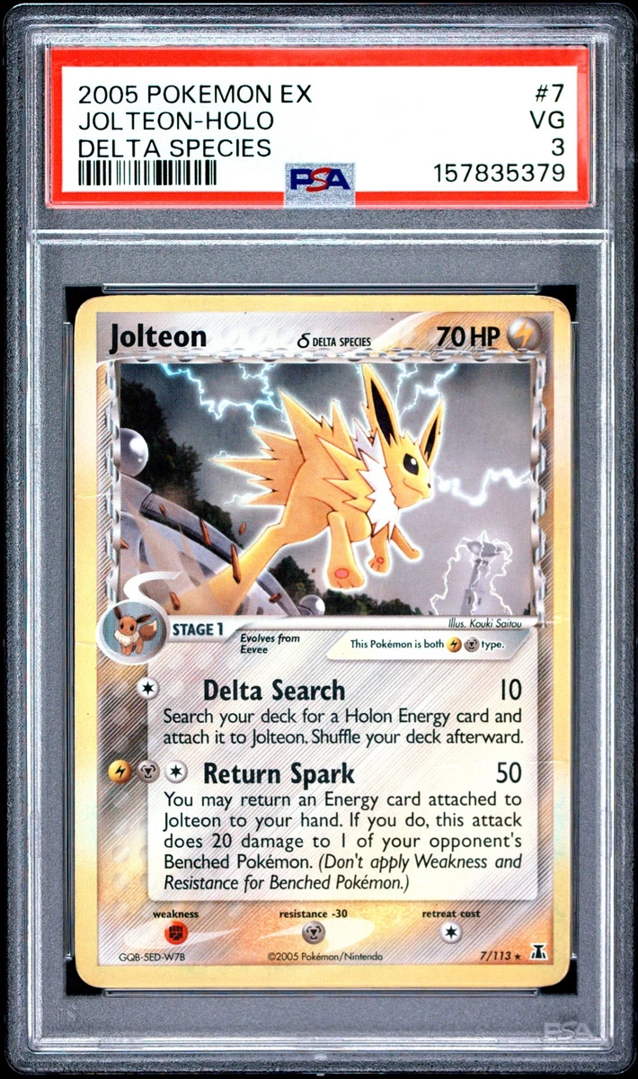 Jolteon Pokémon TCG Professional Sports Authenticator (PSA