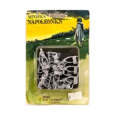 Minifigs Napoleonic French Minis 15mm Young Guard Chasseurs w/Command Pack New
