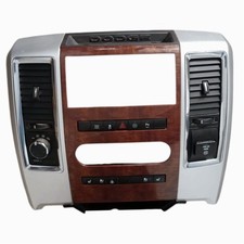2009-2012 Dodge Ram Woodgrain Center Console Version Dash Vent Bezel Panel Oem 2009-2012 Dodge Ram Woodgrain Center Console Version Dash Vent Bezel Panel Oem