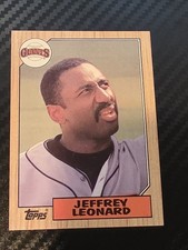 1987 Topps - Jeffrey Leonard #280 San Francisco Giants