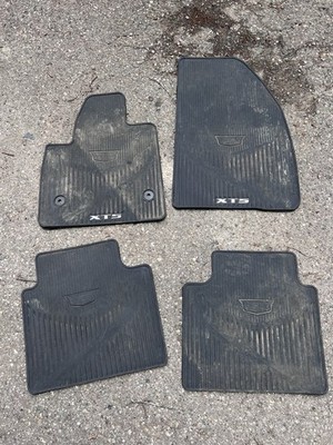 2017-25 Cadillac XT5 First Second-Row Premium All-Weather Floor Mats GM Black