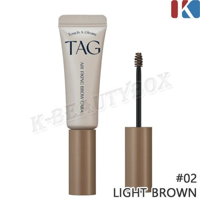 #ad TAG Air Fixing Brow Cara 9g #02 Light Brown Eyebrow Fixing Mascara K Beauty NEW $17.08