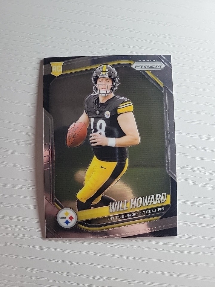 2025 Panini Prizm Will Howard #367 BASE Pittsburgh Steelers RC