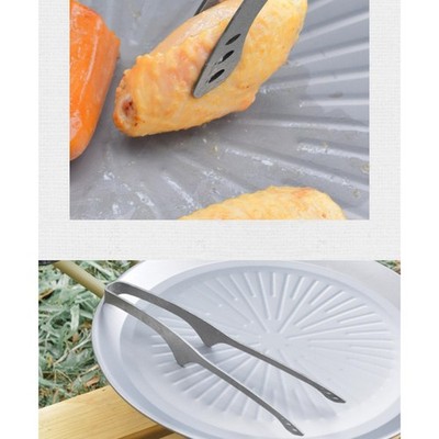 Titan Grillzange Feuerzange Gastronomie Werkzeuge leichte Pinzette für Lebensmittel