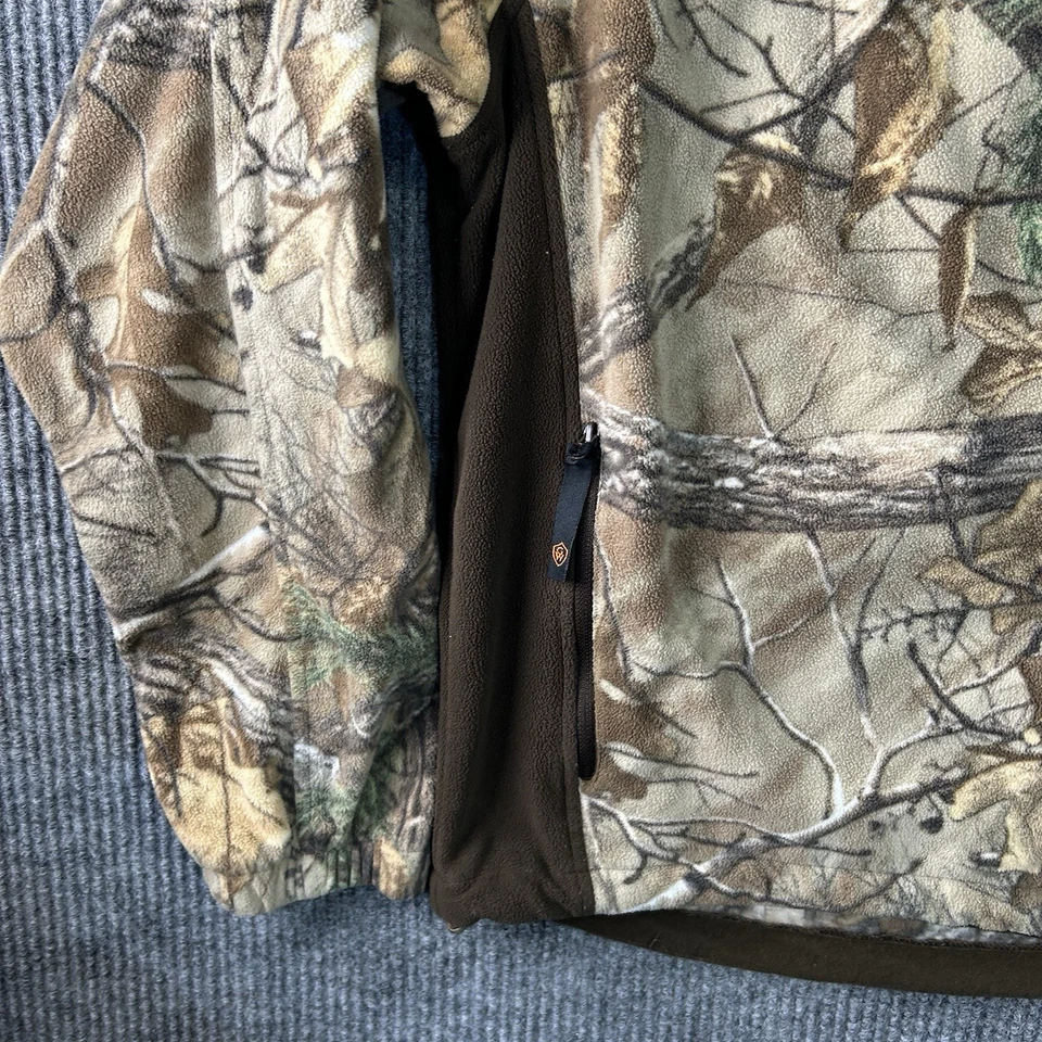 Hunting Jacket Mens XL Fleece Camo Game Winner Zip Up NWOT - Image 3 of 4
