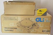 GLi PRO BD-1600 BELT DRIVE PROFESSIONAL TURNTABLE SL2500 HEAD SHELL ASSY PACKAGE