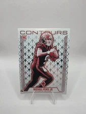 Michael Penix Jr 2024 Panini Phoenix Contours Prismatic Sparkle CON-MPJ RC