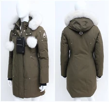 NWT! Women's Authentic MOOSE KNUCKLES Stirling Parka Down Puffer Jacket Size XS