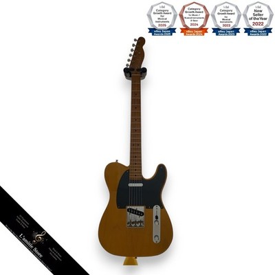 Fender AM VINT 52 TL Electric Guitar 646mm Scale Yellow Tele Style