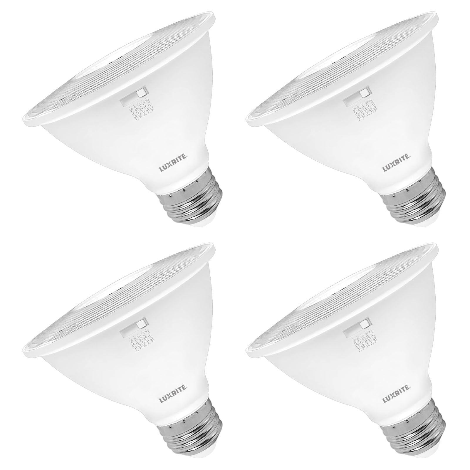 LUXRITE PAR30 Short Neck LED Flood Light Bulb, 75W Equivalen
