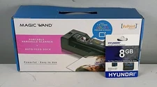 Vupoint Solutions Magic Wand Portable Handheld Scanner + Dock Sealed +SD Card