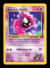 Sabrina's Gastly 97/132 Unlimited Common Gym Challenge Pokemon 2000 MP Nishida on eBay