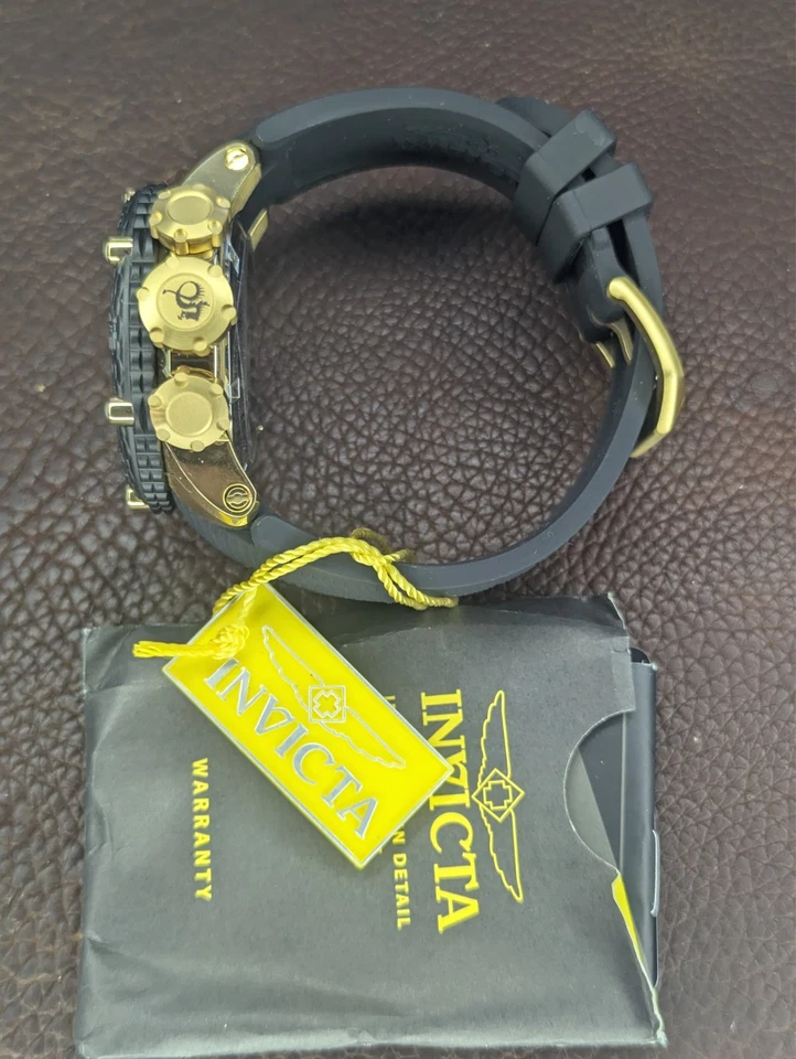 Reloj INVICTA 24445 Hombre 50mm Subaqua Noma VI Correa Silicona - Negro/Dorado 500 mt Foto 4 de 4