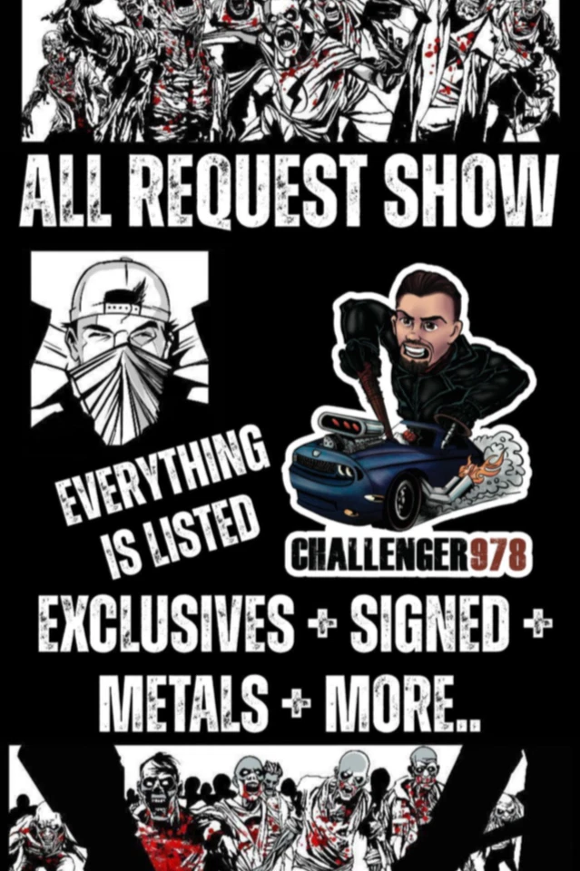 ALL REQUEST SHOW - TWD - NYCC - SIGNED - SLABS - METALS