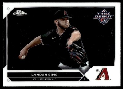 2023 Topps Pro Debut Chrome Landon Sims ACL Diamondbacks #PDC-100