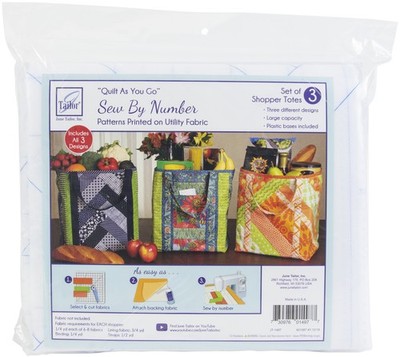 June Tailor Quilt As You Go Utility Shopper's Totes 3/Pkg - JT1497