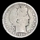 1900-O Barber Silver Half Dollar