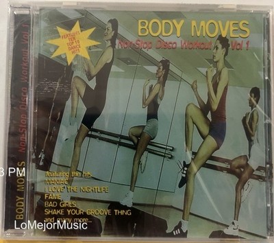 Rare No Longer Made CD Body Moves Non Stop Disco V1 Maniac Fame I love nightLIFE