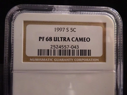1997-S Jefferson Proof Nickel NGC PF68 Ultra Cameo