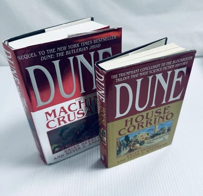 Lot 2 Dune Machine Crusade House Corrino Brian Herbert Hardcover - Image 1 of 4