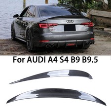 For Audi A4 S4 B9 B9.5 Sedan 2017-2025 Carbon Fiber Trunk Wing Spoiler