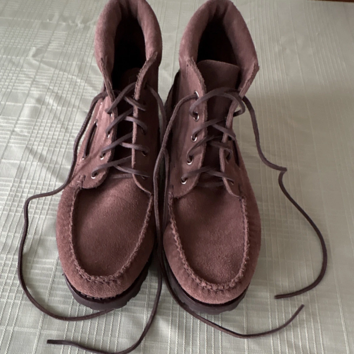 Men’s L.L. Bean 9 1/2 suede boots A true original returns. The iconic L.L.Bean Boot is back at  main image 3
