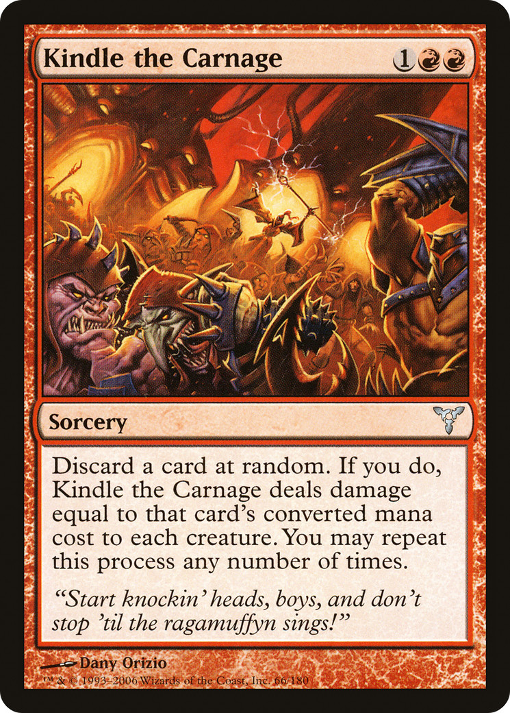 Kindle the Carnage (66) Dissension MTG Magic the Gathering NM-image