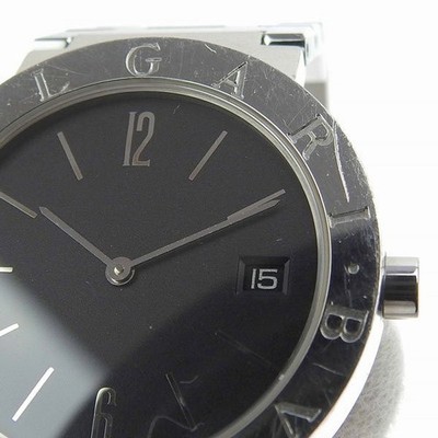 BVLGARI Bulgari BB33SSD Black Dial Stainless Steel Swiss 