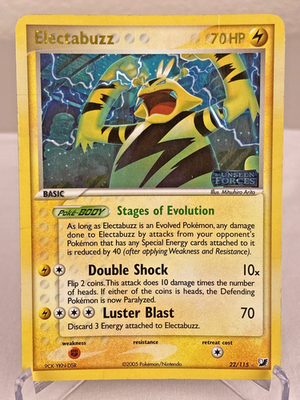 Electabuzz 22/115 Unseen Forces Reverse Holo Rare Pokemon Card - Heavily  Played | eBay