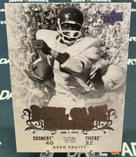 2011 Upper Deck College Football Legends Bowl Game Heroes Greg Pruitt