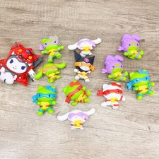 Lot of 12 McDonalds Hello Kitty Teenage Mutant Ninja Turtles TMNT Happy Meal Toy