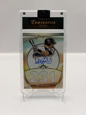 2024 Ichiro Topps Luminaries Hit Kings Autographed Relic Card # HKAR-1 (5/15)