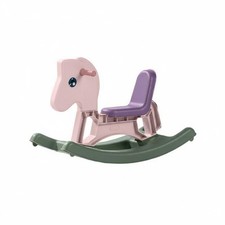 Cheval à Bascule Multifonction Jouet à Roulettes Enfant pour Maison, Enfants