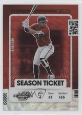 2021 Panini Contenders Season Ticket Optic Red Wave Prizm Ketel Marte #95 0k11