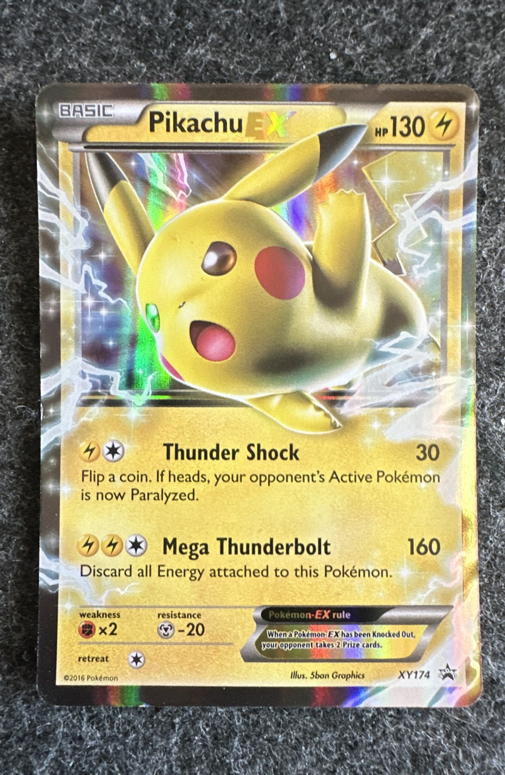 Pikachu EX XY174 Jumbo Cards Holo Pokémon TCG