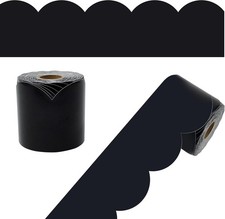 Carson Dellosa Black Bulletin Board Border Roll for Classroom Decor, 65Ft