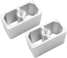 3 Inch Lowering Blocks For 2.5 Leaf Spring - Pair Of Units Extruded Aluminum S 3 Inch Lowering Blocks For 2.5 Leaf Spring - Pair Of Units Extruded Aluminum S
