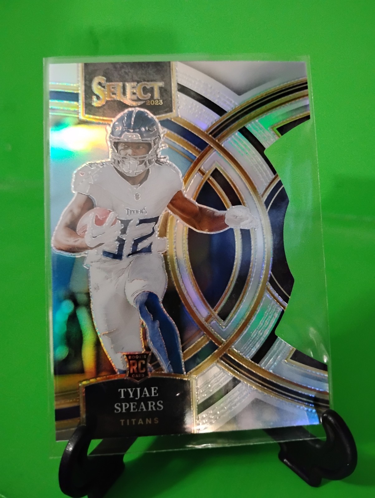 G4 2023 Panini Select - Premier Level Tyjae Spears #172 Silver Prizm Die-Cut