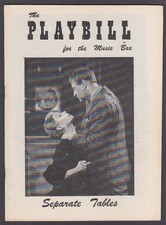 Margaret Leighton Separate Tables Playbill 1957