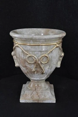 design Vase Kelch XXL Vasen Blumen Dekoration Deko Antik Stil Raum Pokal  0861 - Bild 1 von 4
