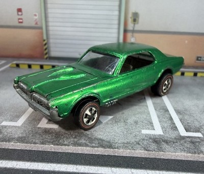 Hot Wheels Redline 1968 Sweet 16 Custom Cougar Spectraflame Green, US Version