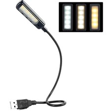 USB Light for Laptop Keyboard, Thickened Flexiable 3 Brightness x 3 Color T...