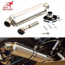 38-51MM Universal Motorcycle Muffler Exhaust Pipe For BMW Yamaha Kawasaki NEW