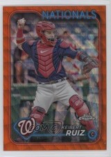 2024 Topps Chrome Orange Wave Refractor /25 Keibert Ruiz #64 go9