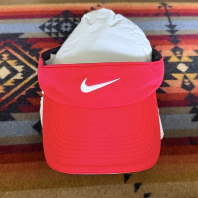 Nike Golf Tailwind Visor Hat Cap Adjustable Red Men's One Size
