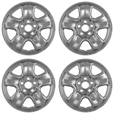 4 CHROME 16" Wheel Covers Rim Skins hubcaps for 2012-16 Honda CRV Steel Wheels