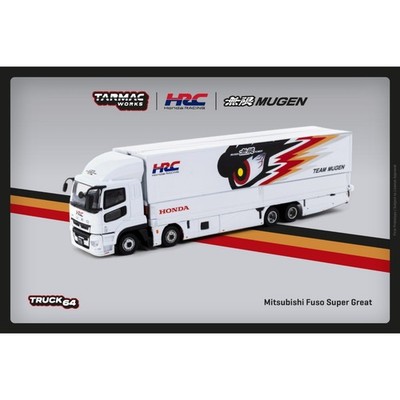 Tarmac Works - Mitsubishi Fuso Super Great, *TEAM MUGEN*, white - T64T-TL001-MU